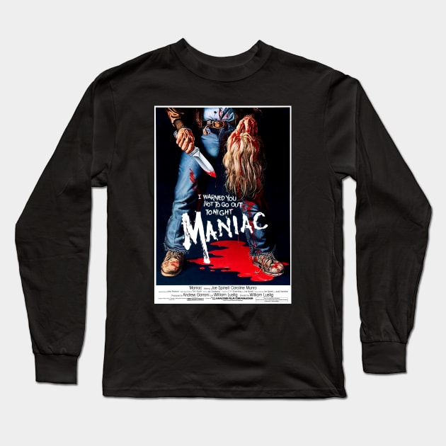 Maniac (1980) Long Sleeve T-Shirt by Scum & Villainy